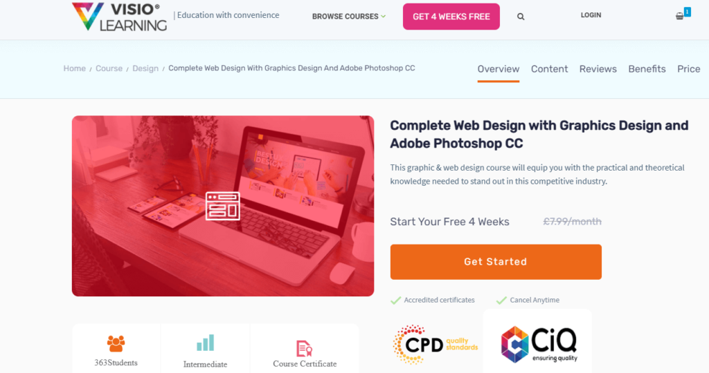 Web Design with Graphics Design