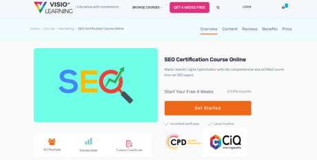 SEO Certification Course Online